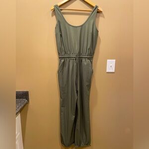 Abercrombie & Fitch Olive Traveler Jumpsuit